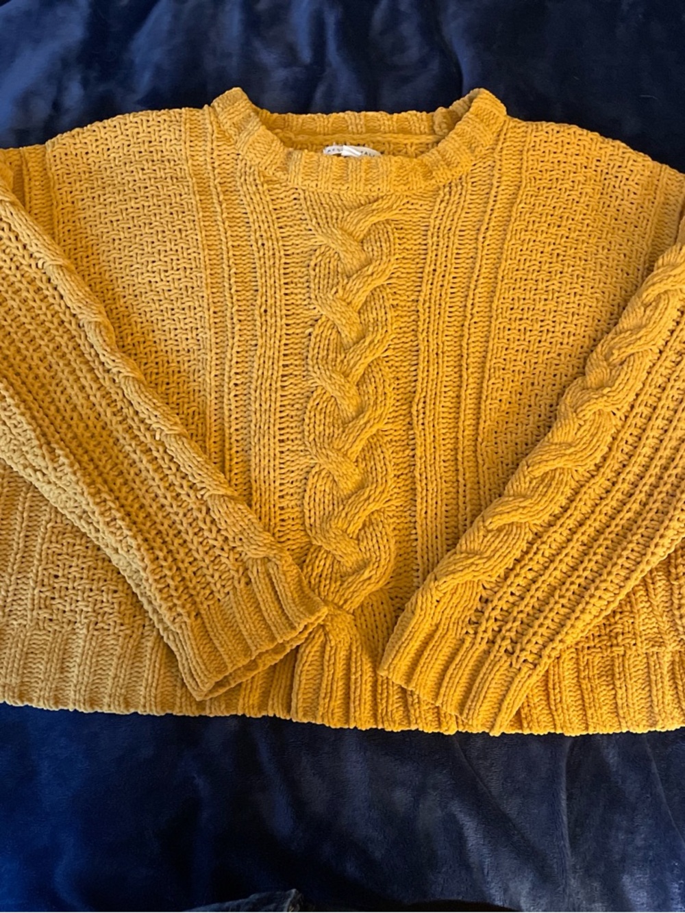 Aeropostale Cable Crewneck Sweater